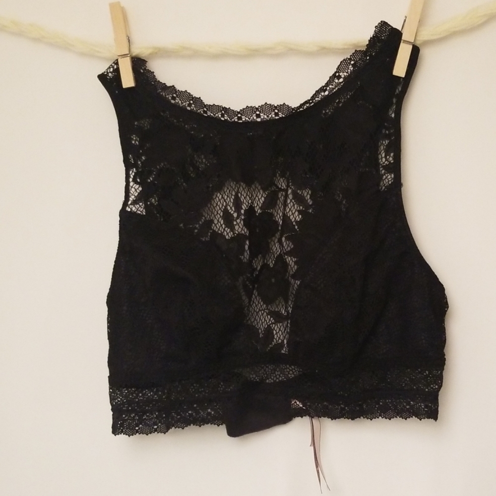 Victoria's secret black lace bralette